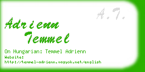 adrienn temmel business card